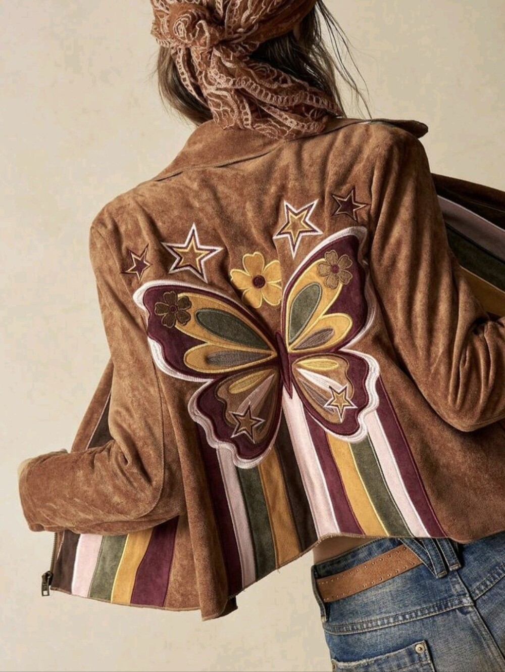Embroidered Casual Woven Patchwork Women's Jacket Night Holiday All Shades - Picture 2 of 8